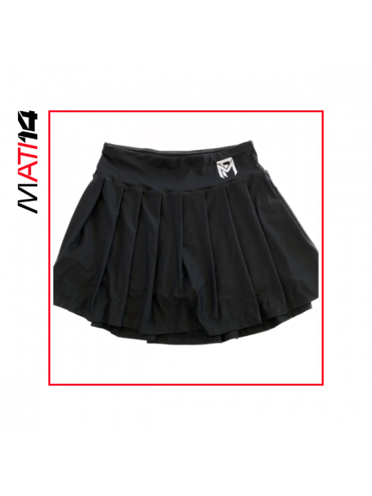 Falda Short Plisada