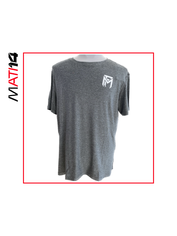 Polera Hombre Gris Jaspeado